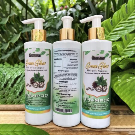 GreenGlow Natural Hair Growth Shampoo
